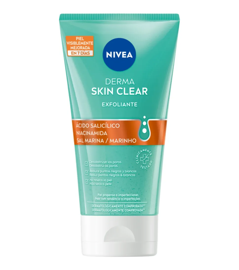 *Derma Skin Clear* - Peeling exfoliante facial de noche - Piel propensa a imperfecciones
