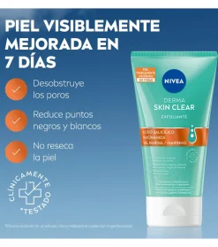 *Derma Skin Clear* - Peeling exfoliante facial de noche - Piel propensa a imperfecciones