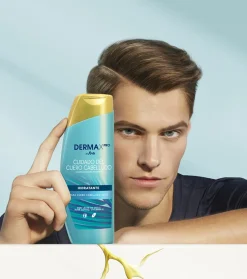 *Derma x Pro* - Champú anticaspa hidratante - Cuero cabelludo seco