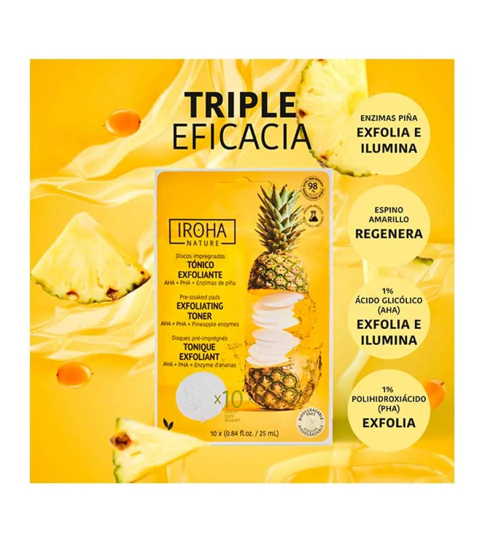 Discos tonificantes - Exfoliantes e iluminadores