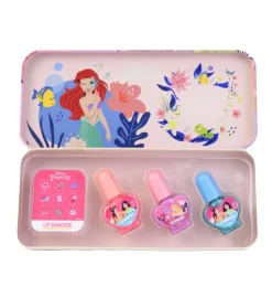 *Disney Princess*- Estuche de manicura Nail Polish Tin - Ariel y Tiana