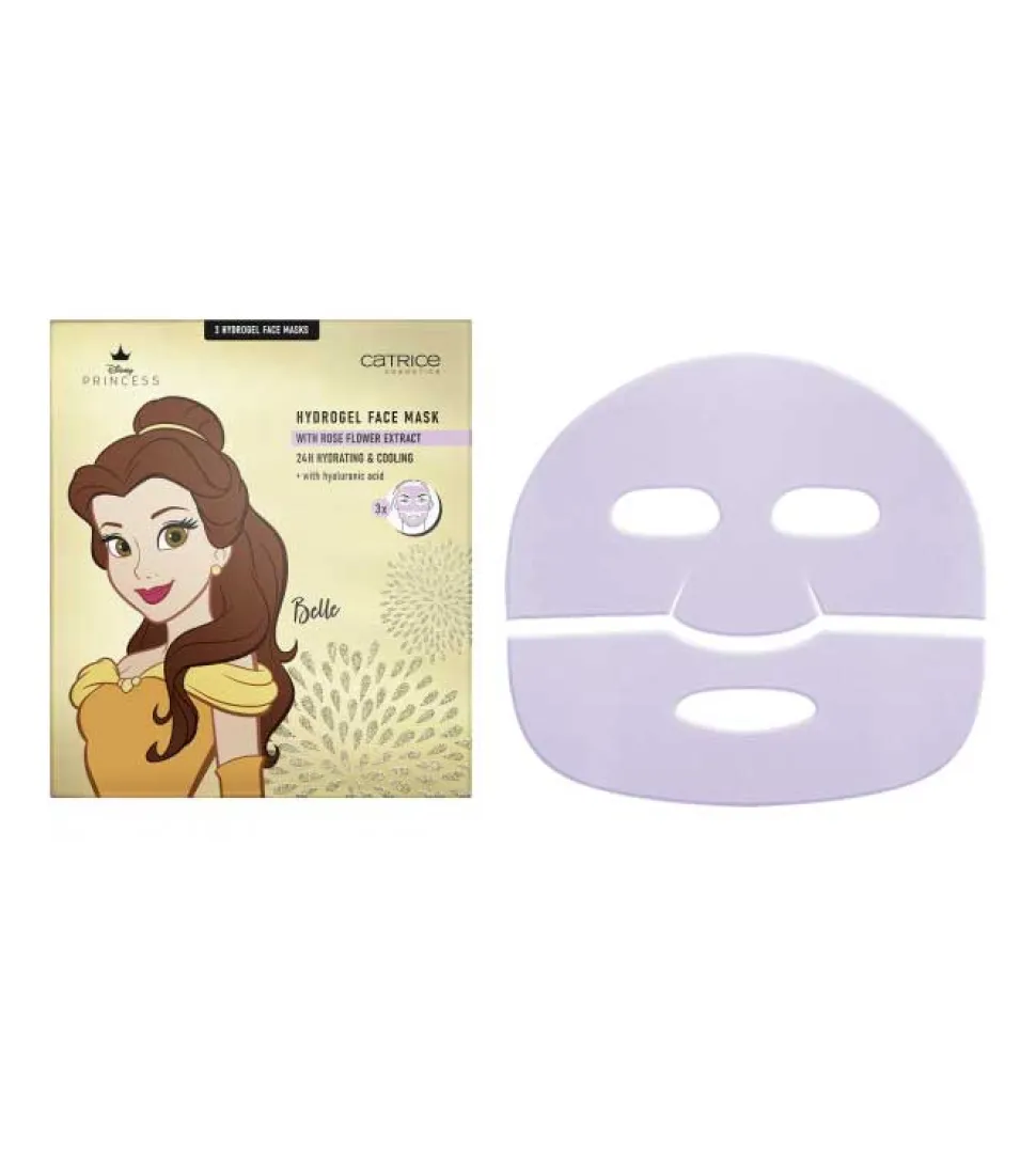 *Disney Princess* - Mascarilla facial de hidrogel Bella - 020: Enchanted rose