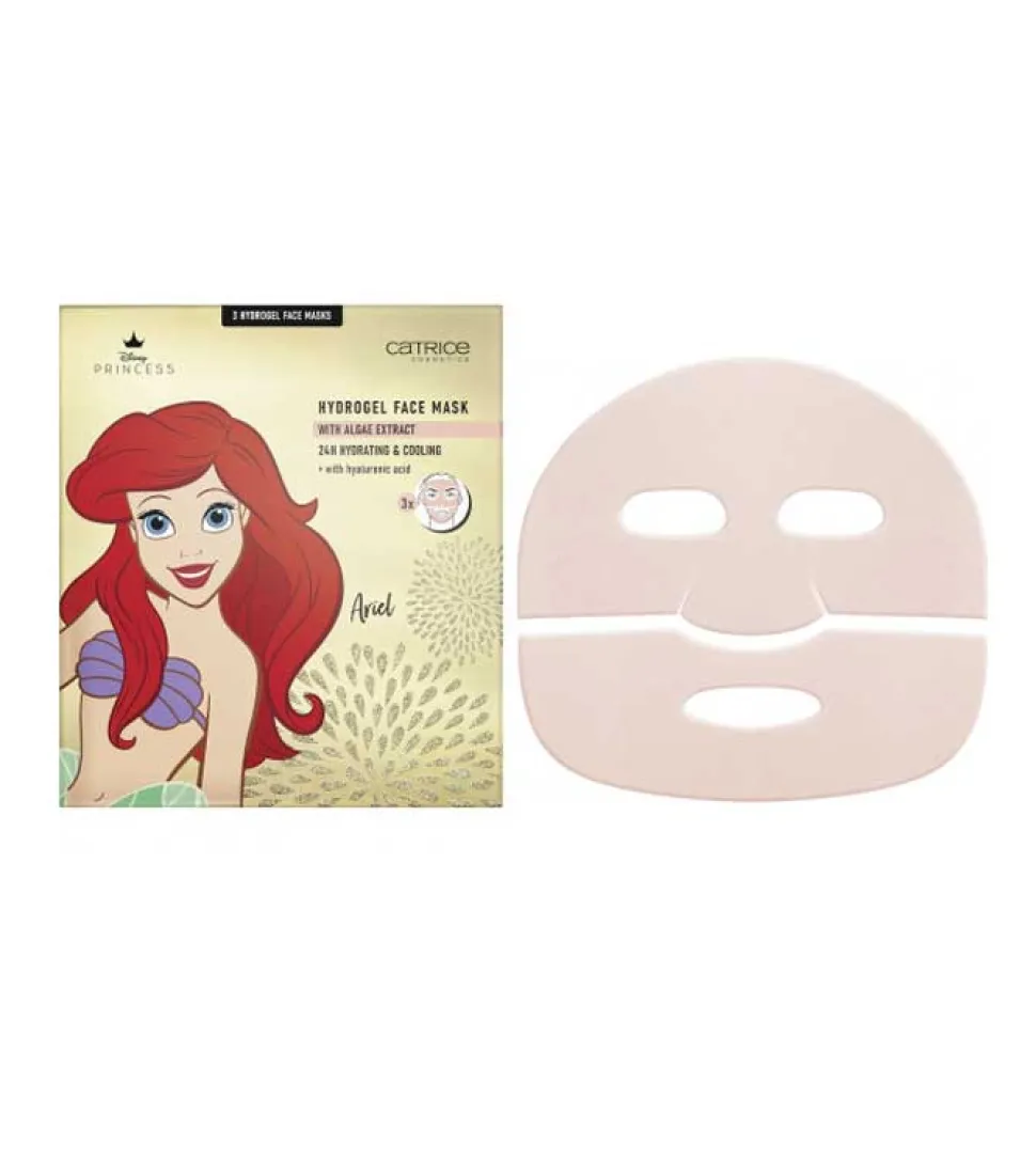 *Disney Princess* - Mascarilla facial de hidrogel Ariel - 010: Down to the sea