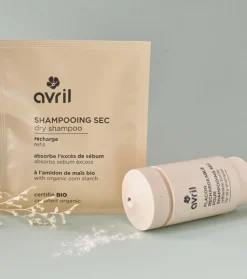 Dispensador recargable para champú seco en polvo