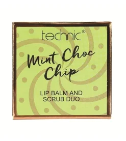 Dúo de bálsamo y exfoliante de labios - Mint Choc Chip