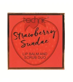Dúo de bálsamo y exfoliante de labios - Strawberry Sundae