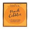 Dúo de bálsamo y exfoliante de labios - Peach Cobbler