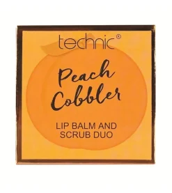 Dúo de bálsamo y exfoliante de labios - Peach Cobbler