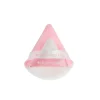 Dúo de borlas de maquillaje triangulares