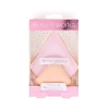 Dúo de borlas de maquillaje triangulares acolchadas