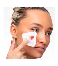 Dúo de borlas de maquillaje triangulares acolchadas