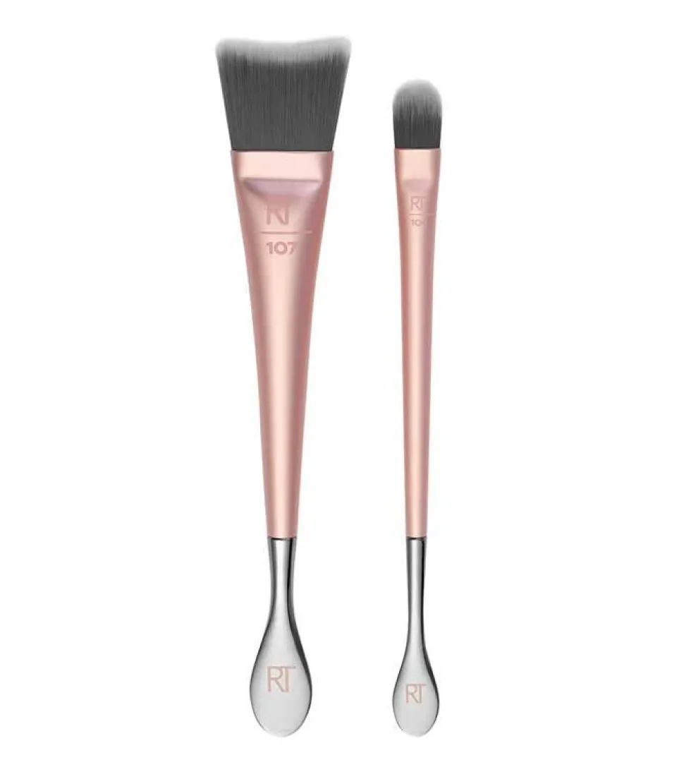 Dúo de brochas para rostro y ojos Skincare Brush Duo - 107 + 109