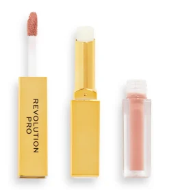 Dúo de labial líquido + bálsamo Supreme Stay 24HR - Cashmere