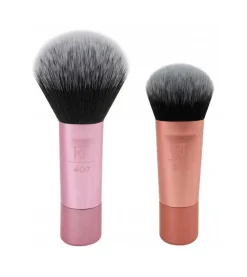 Dúo de mini brochas para base y colorete - 407 + 200