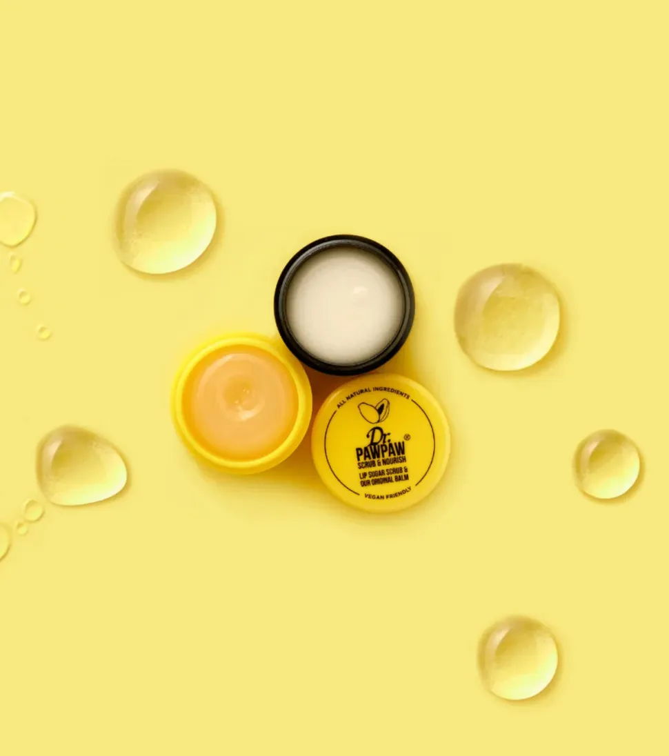 Dúo exfoliante y bálsamo labial Scrub and Nourish