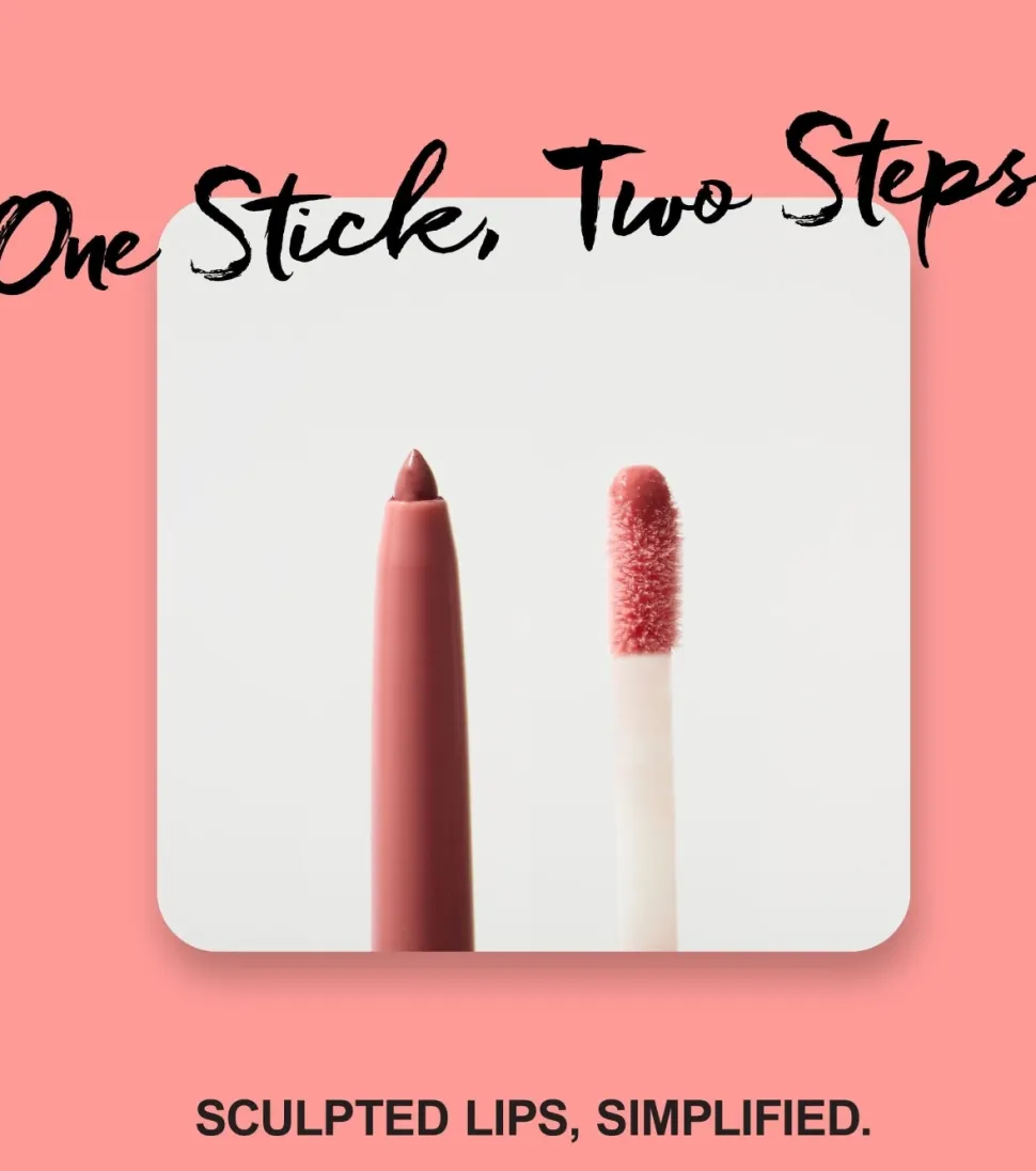 Dúo perfilador de labios y brillo de labios Line & Shine - Yours but better