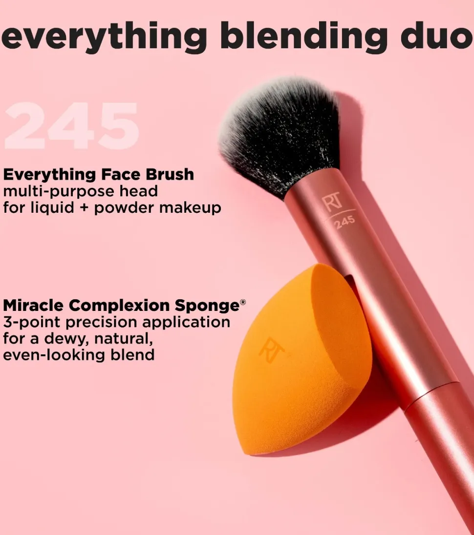 Duo de brocha + esponja Everything Blending
