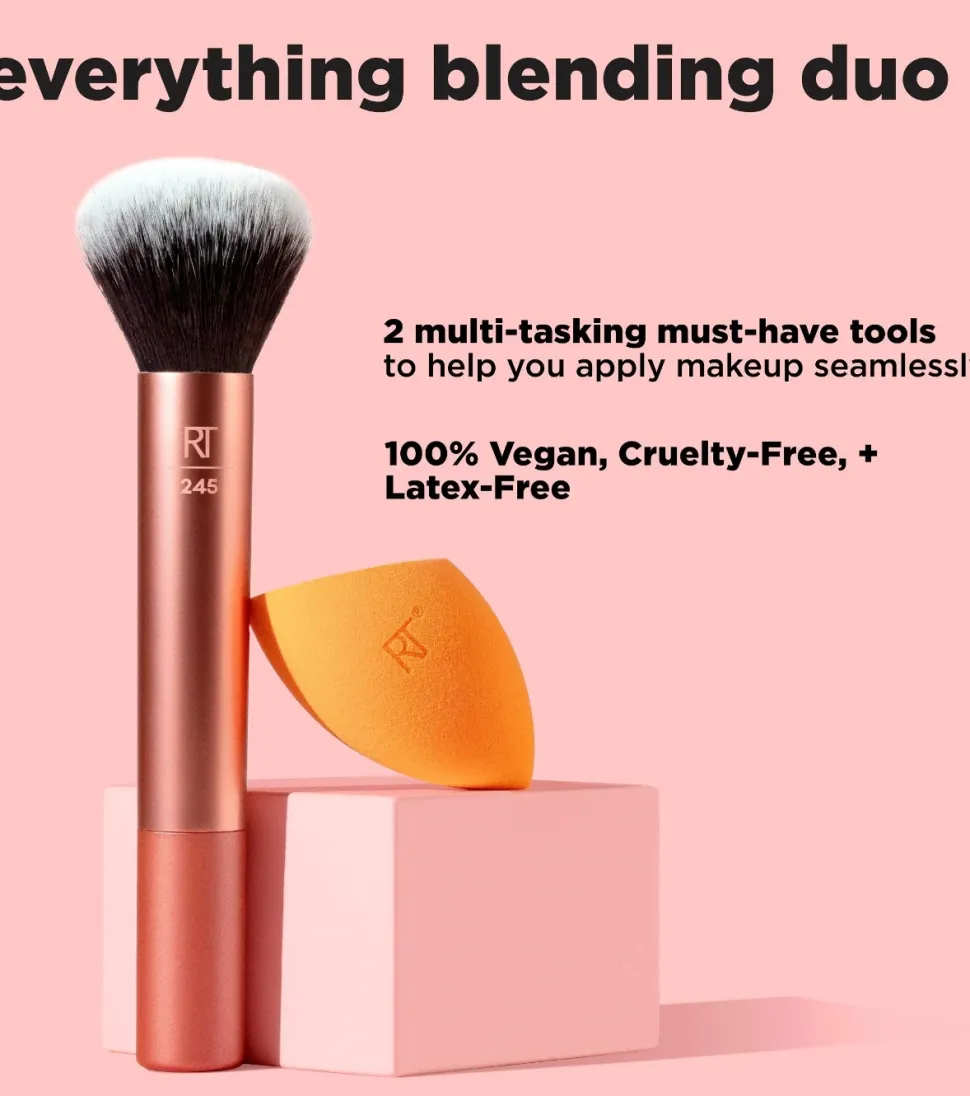 Duo de brocha + esponja Everything Blending