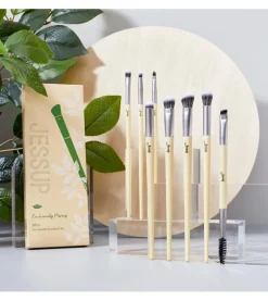 *Eco-Friendly Makeup* - Set de pinceles 8 piezas - T328: Burlywood