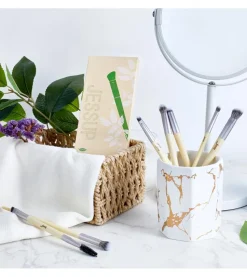 *Eco-Friendly Makeup* - Set de pinceles 8 piezas - T328: Burlywood