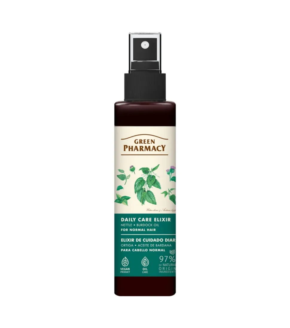 Elixir capilar para cabello normal - Ortiga + Aceite de Bardana