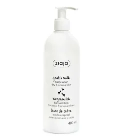 Emulsión corporal con leche de cabra