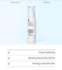 Esencia facial hidratante con Glucamune