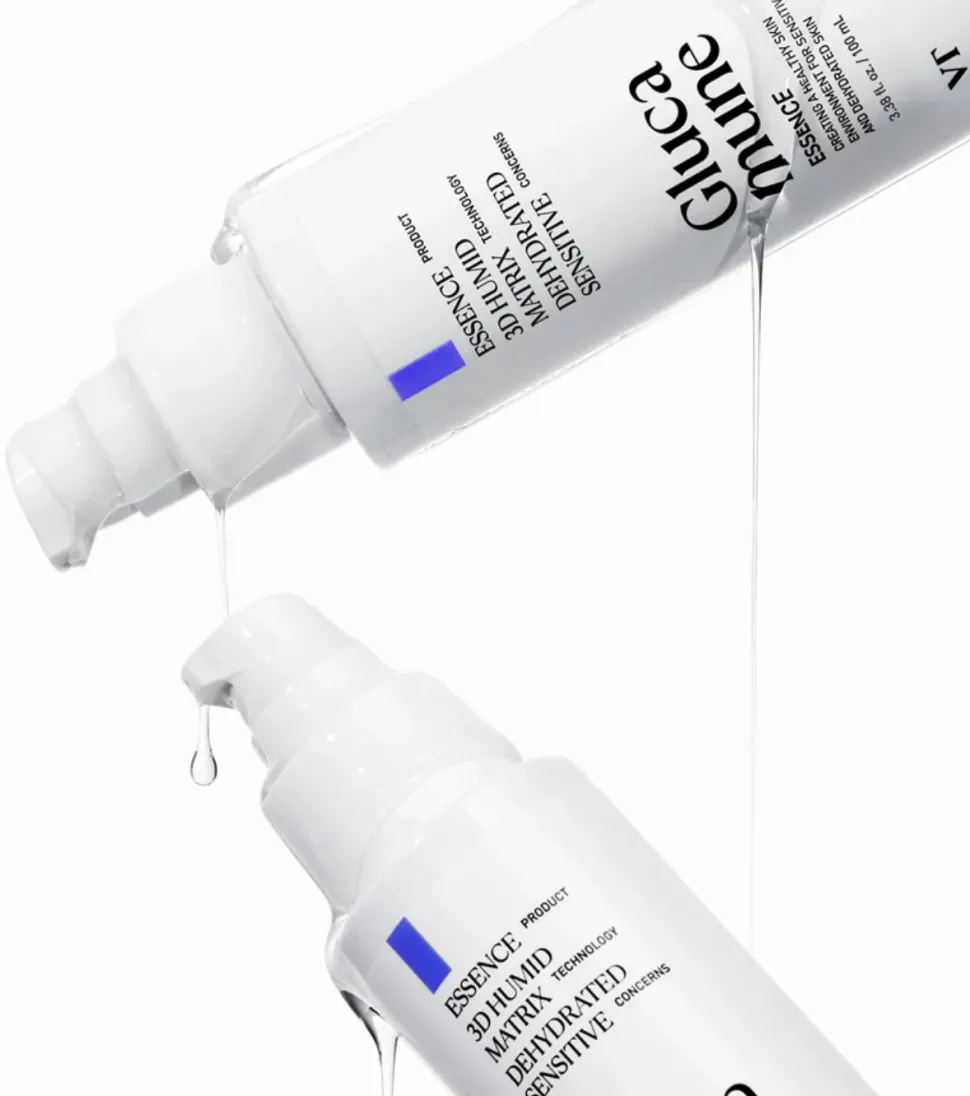 Esencia facial hidratante con Glucamune