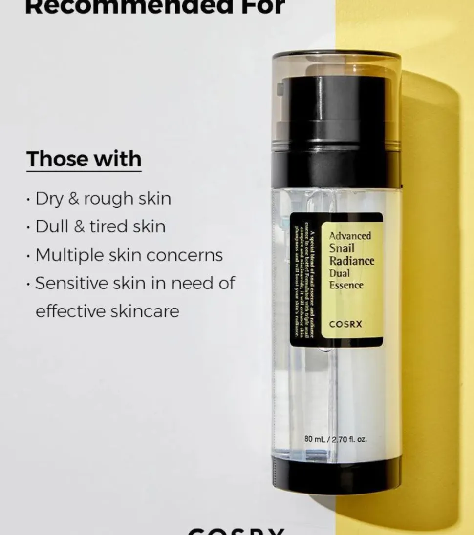 Esencia iluminadora Advanced Snail Radiance Dual Essence