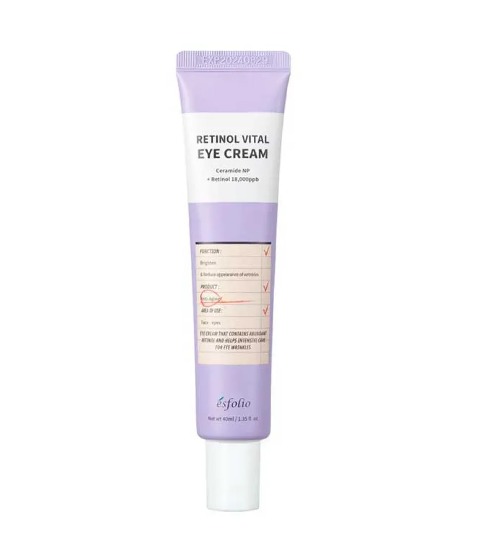 Esfolio - Crema para contorno de ojos con retinol Retinol Vital