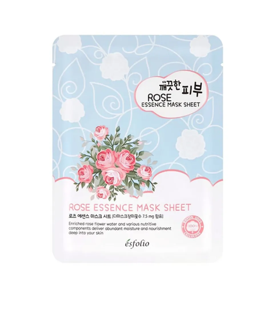 Esfolio - Mascarilla Pure Skin Essence Mask Sheet - Rose