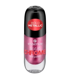 Esmalte de uñas Satin Chrome - 03: Meta Maroon