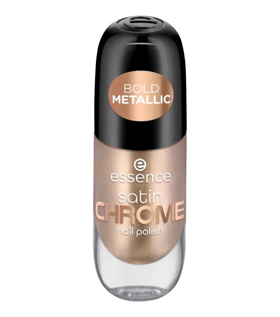 Esmalte de uñas Satin Chrome - 01: Robotic Rose