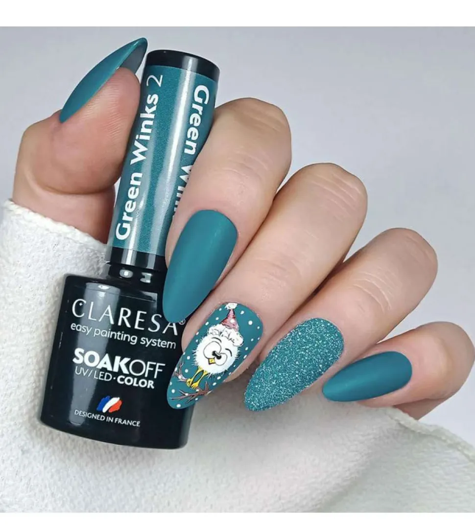 Esmalte semipermanente Soak off - 02: Green Winks