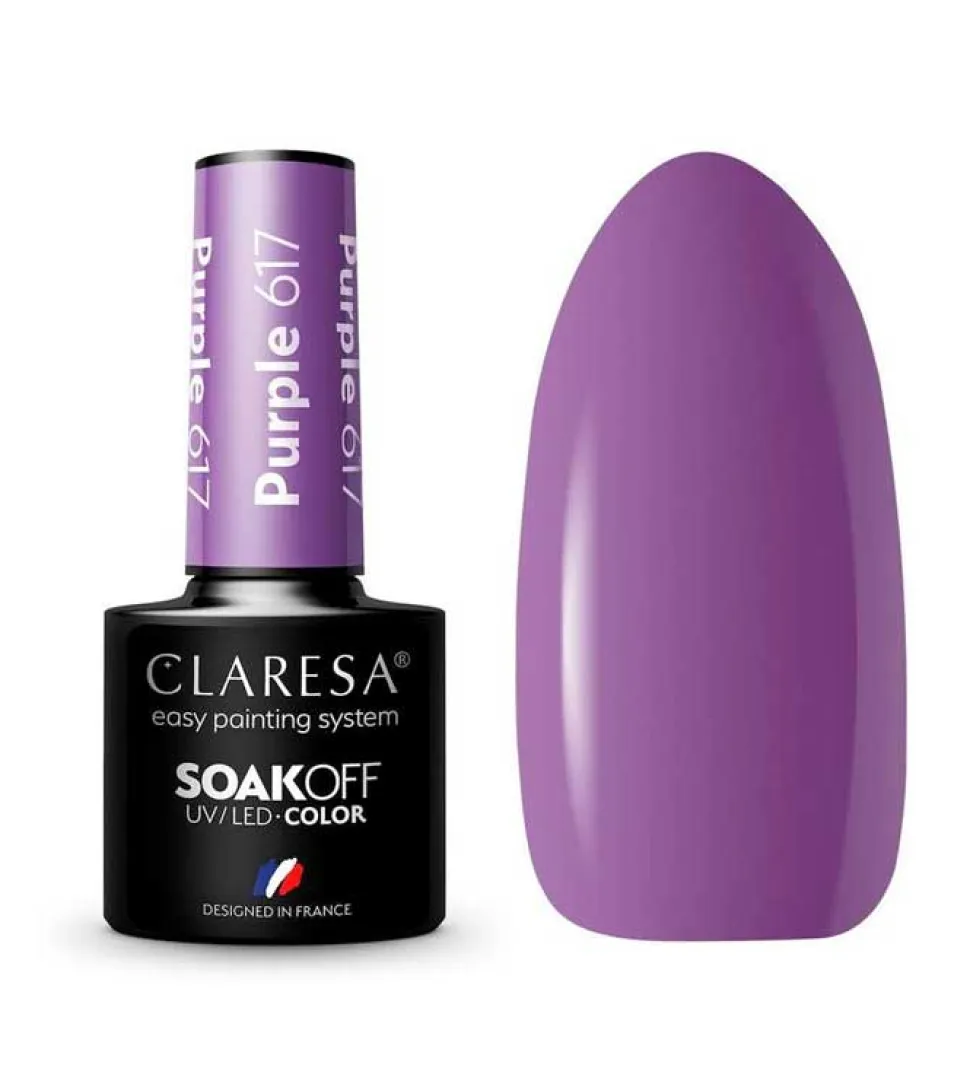 Esmalte semipermanente Soak off - 617: Purple