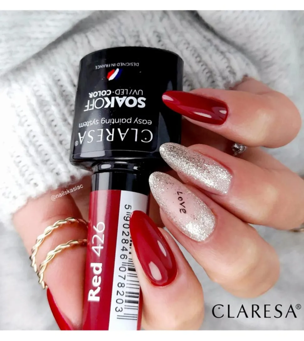 Esmalte semipermanente Soak off - 426: Red