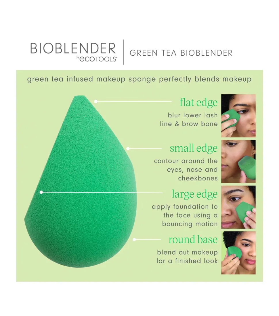 Esponja de maquillaje Green Tea Bioblender
