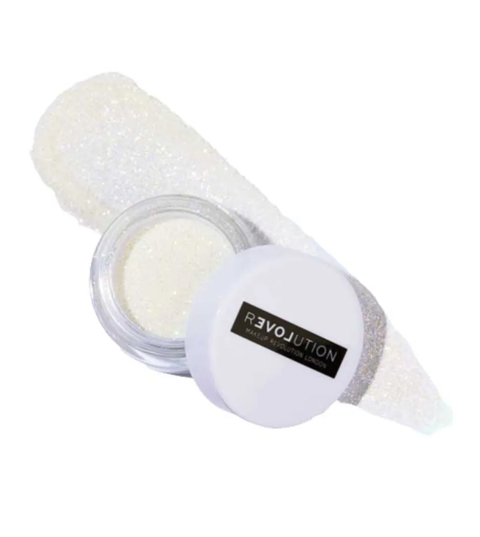 *Euphoric* - Glitter suelto iridiscente multiusos - Ice White
