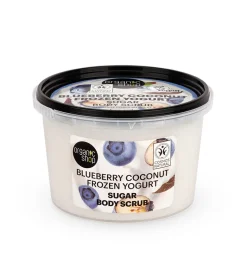 Exfoliante corporal de azúcar - Yogur helado de arándano y coco