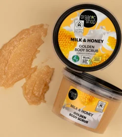 Exfoliante corporal de azúcar - Leche y miel