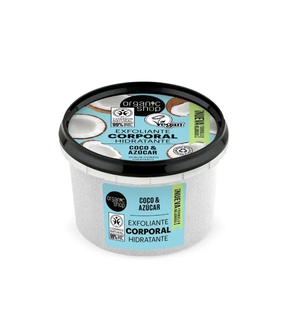 Exfoliante corporal hidratante - Coco y Azúcar