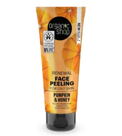 Exfoliante facial renovador para piel grasa - Calabaza y Miel