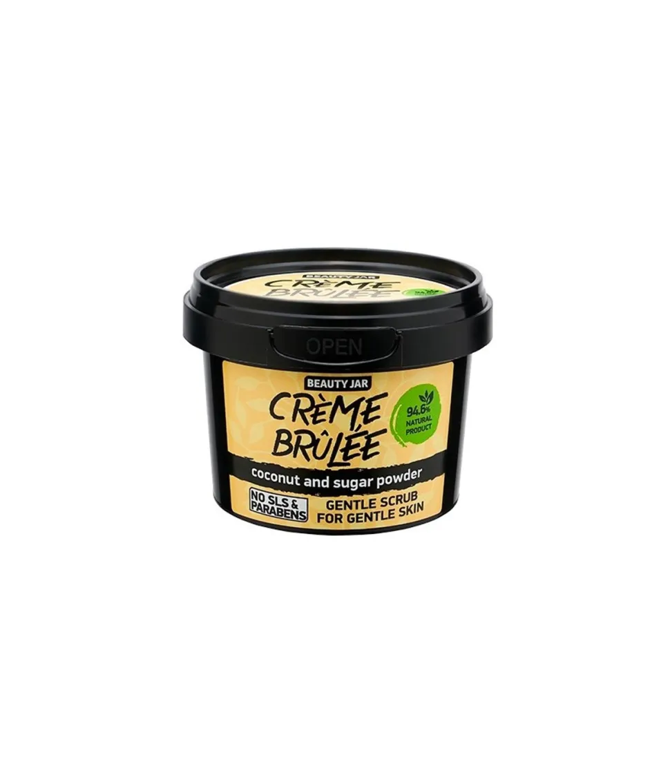 Exfoliante facial y labios suave Créme Brûlée