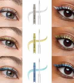 Eyeliner Space Glam Liquid Effect - 010: Moonstone Metallic
