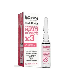 *Flash Hair* - Ampolla capilar hidratante Moisturizing Hyaluronic x3