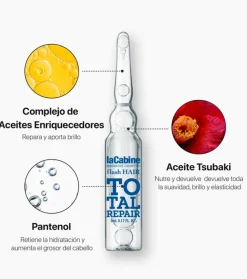 *Flash Hair* - Ampollas capilares reparadoras Total Repair - Cabello dañado