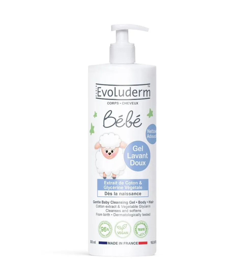 Gel de baño suave para bebes - 500ml