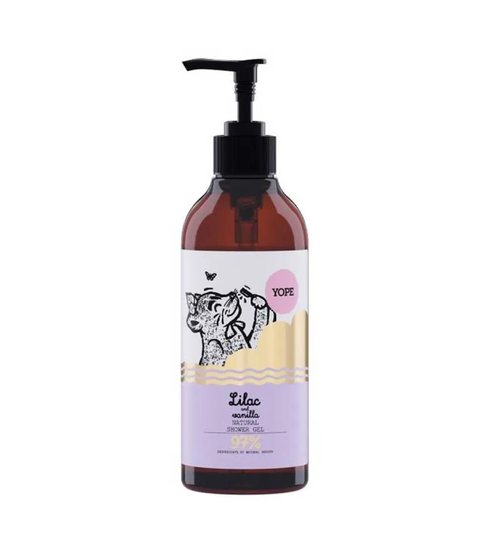 Gel de ducha natural - Lila y Vainilla