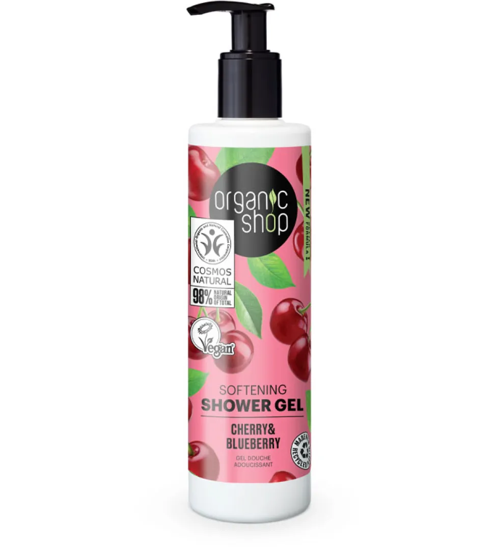 Gel de ducha suavizante - Cereza y Arándano