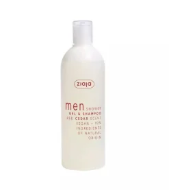 Gel de ducha y champú 2 en 1 para hombre 400 ml - Red cedar
